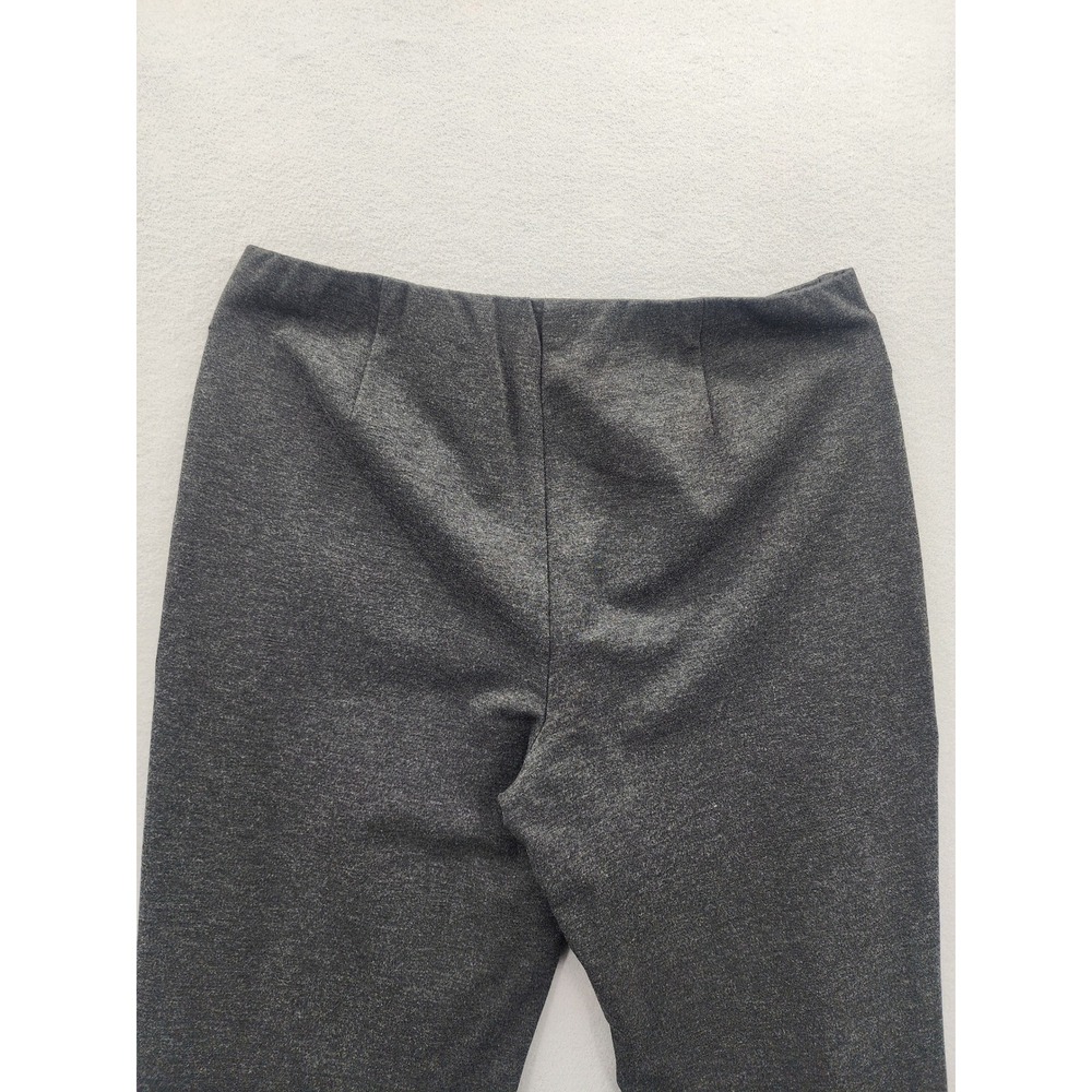 J. Jill Ponte Slim Leg Pants Gray Charcoal Heather Pull On Trousers Large Tall - Picture 6 of 11
